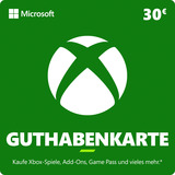 Microsoft Xbox Guthabenkarte 30 €, Gamecard 
