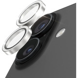 PanzerGlass Hoops Kameraschutz, Schutzfolie silber, iPhone 17 / 16 / 16 Plus