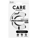 PanzerGlass Urban Combat Case, Handyhülle transparent/schwarz, iPhone 15, MagSafe