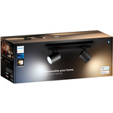 Philips Hue White Ambiance Runner Doppelspot, LED-Leuchte schwarz, inkl. Dimmschalter