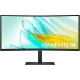 Samsung ViewFinity S65UC S34C652UAU, LED-Monitor 86 cm (34 Zoll), schwarz, UWQHD, VA, Curved, AMD Free-Sync, HDMI, DP, USB-C, 100Hz Panel