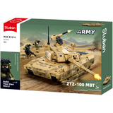 Sluban ARMY ZTZ-100S Kampfpanzer, Konstruktionsspielzeug 