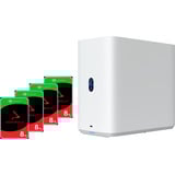 Ubiquiti Unifi UNAS4 + IronWolf NAS 4 x 8 TB Bundle weiß