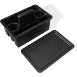 Weber WORKS tragbarer Aufbewahrungskorb, 2-teilig, für Seitentisch, Korbeinsatz schwarz, für SLATE GPD Premium Plancha