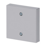 0 Zentralscheibe für Zugschalter Schraubbefestigung, Abdeckung aluminium, Retail