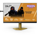 AOC AGON PRO CS24A Counter-Strike 2 Edition, Gaming-Monitor 61.2 cm (24.1 Zoll), schwarz/gold, FullHD, Fast-TN, HDMI, DP, USB-Hub, 610Hz Panel