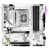 ASRock B760M Pro RS, Mainboard weiß/schwarz
