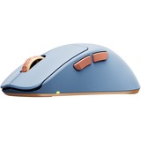 CHERRY XTRFY M64 Wireless, Gaming-Maus hellblau/kupfer