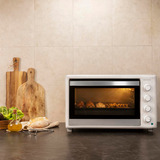 Cecotec Bake&Toast 6090 White Gyro , Mini-Backofen weiß, 2.200 Watt, 60 Liter