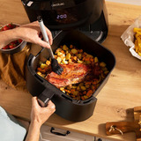 Cecotec Heißluftfritteuse Cecofry Absolute 7600 schwarz, 2.000 Watt, Korb 7,6 Liter