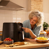 Cecotec Heißluftfritteuse Cecofry Absolute 7600 schwarz, 2.000 Watt, Korb 7,6 Liter