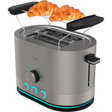 Cecotec Toaster Shine&Toast Double edelstahl, 850 Watt, für 2 Scheiben Toast