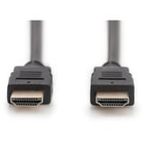 Digitus HDMI Premium High Speed Anschlusskabel, mit Ethernet, UHD 4K schwarz, 3 Meter