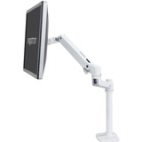 Ergotron LX Monitor Arm mit hoher Säule, Monitorhalterung weiß