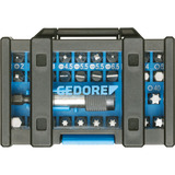 GEDORE Bit-Box Allround 32-teilig (666-032-A ), Bit-Satz schwarz/blau, mit Bit-Halter mit Schnellspannsystem