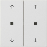 Gira Wippe zwei fach weiß, Retail