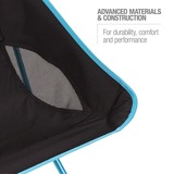 Helinox Camping-Stuhl Sunset Chair 11101R2 schwarz/blau, Black