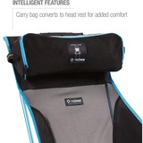 Helinox Sunset Chair 11101R2, Camping-Stuhl schwarz/blau, Black