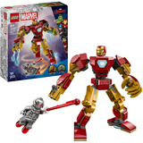 LEGO 76307 Marvel Super Heroes Iron Man Mech vs. Ultron, Konstruktionsspielzeug 