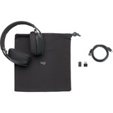 Logitech Zone Vibe Wireless, Headset graphit, UC-Version mit USB-C-Dongle
