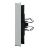 Merten Wippe Licht Wechsel Schalter Kreuz Schalter Taster Einsatz einteilig aluminium, Retail