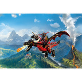 PLAYMOBIL 72114 Knights Schwarzer Drache, Konstruktionsspielzeug 