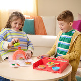 Spin Master Kinetic Sand - Squish Pizza Set, Spielsand 453 Gramm Sand