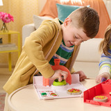 Spin Master Kinetic Sand - Squish Pizza Set, Spielsand 453 Gramm Sand