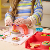 Spin Master Kinetic Sand - Squish Pizza Set, Spielsand 453 Gramm Sand