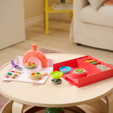 Spin Master Kinetic Sand - Squish Pizza Set, Spielsand 453 Gramm Sand