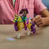 Spin Master Unicorn Academy - Ava und Pflanzen-Magie Leaf, Spielfigur mit echter Mähne und Schweif sowie magischer Leuchtfunktion