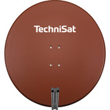 TechniSat Satellitenspiegel 850 Plus mit 85 cm Durchmesser und Aluminium, spezifische Feed-Aufnahme, Sat-Spiegel rot, Retail