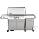 Weber Gasgrill Summit FS38X S Smart, Edelstahl edelstahl, mit CRAFTED Basis-Rahmen und Sear Zone