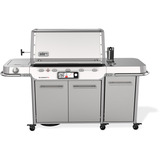 Weber Gasgrill Summit FS38X S Smart, Edelstahl edelstahl, mit CRAFTED Basis-Rahmen und Sear Zone