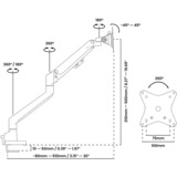 Arozzi Alzare Neo Single, Monitorhalterung violett