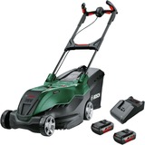 Bosch Heimwerken & Garten Akku-Rasenmäher AdvancedRotak 36V-40-650, 36Volt grün/schwarz, 2x Li-Ionen Akku 2,0Ah, POWER FOR ALL