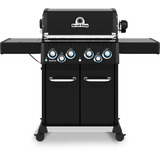 Broil King Gasgrill Baron 490 IR Shadow schwarz, mit Infrarot-Seitenbrenner und Heckbrenner