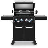 Broil King Gasgrill Baron 490 IR Shadow schwarz, mit Infrarot-Seitenbrenner und Heckbrenner