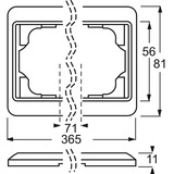 Busch-Jaeger Busch-J. Rahmen 5-fach studioweiá, waage. 1725-24G Retail
