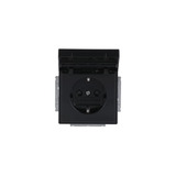 Busch-Jaeger Schutzkontakt Steckdosen Einsatz anthrazit, Retail