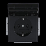 Busch-Jaeger Schutzkontakt Steckdosen Einsatz anthrazit, Retail