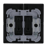 Busch-Jaeger Wippe matt zweiteilig schwarz, Retail