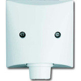 Busch-Jaeger Zentralscheibe für Leitungsauslass, Abdeckung weiß, Retail