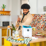 Cecotec Chillin' Ice 1200 Go Eiswürfelbereiter, Eismaschine weiß, 120 Watt