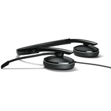 EPOS ADAPT 165 USB II, Headset schwarz, Stereo, USB, Klinke