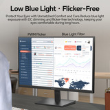 Koorui E2212F, LED-Monitor 54.5 cm (21.45 Zoll), schwarz, FullHD, VA, HDMI, VGA, 100Hz Panel
