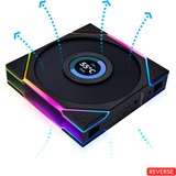 Lian Li UNI FAN TL120 LCD Reverse Blade, Gehäuselüfter schwarz, 124 mm