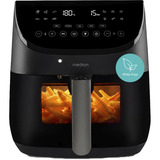 Medion Heißluftfriteuse Life X20 MD 13060 XL, Heißluftfritteuse schwarz, 1.700 Watt, Korb 6,6 Liter