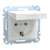 Merten Schutzkontaktsteckdose mit Klappdeckel Retail