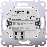 Merten USB-Ladeeinsatz Typ A und C mit Power-Delivery-Technologie MEG4366-0120, Ladegerät Retail